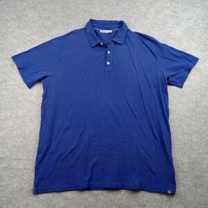 Tasc Performance Polo Shirt Mens XL Blue Pimaluxe Bamboo Blend Golf Casual